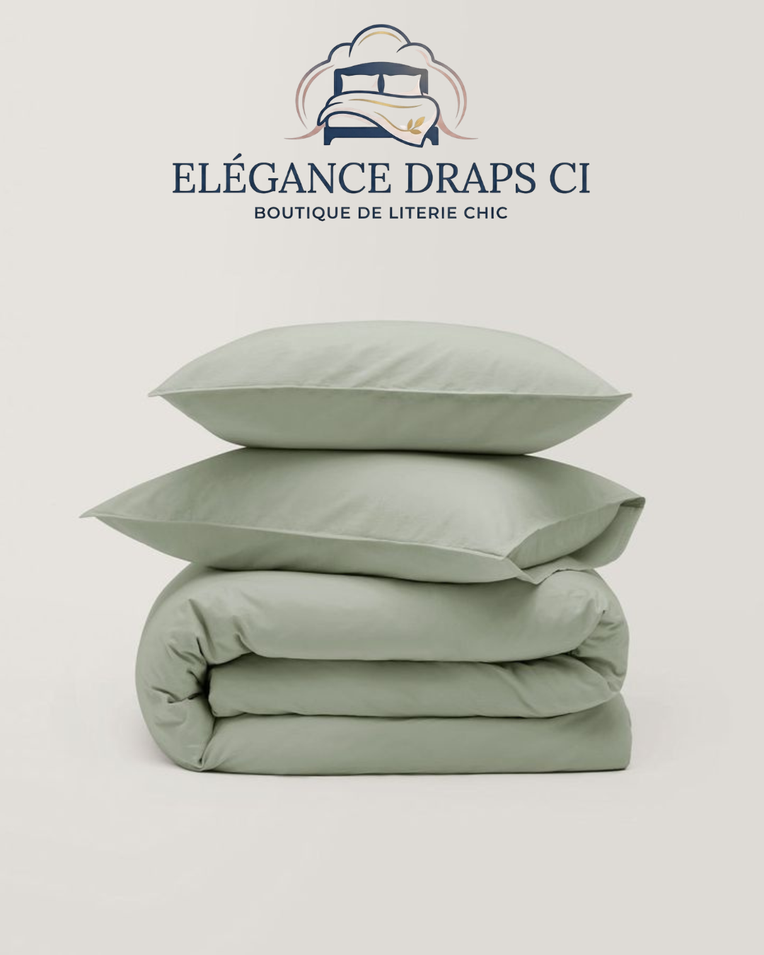 Lot de 2 Draps et 2 Taies – Design Élégant et Confort Assuré Pour Lit Deux Places
